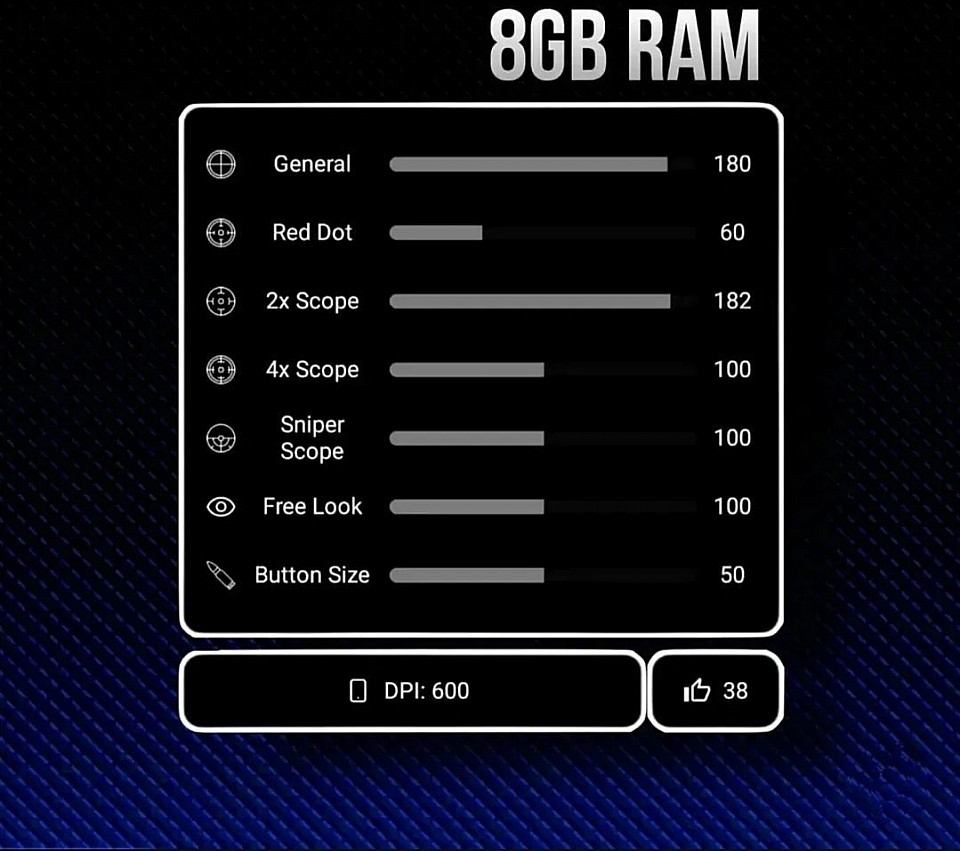 8 GB RAM DEVICE SENSI
