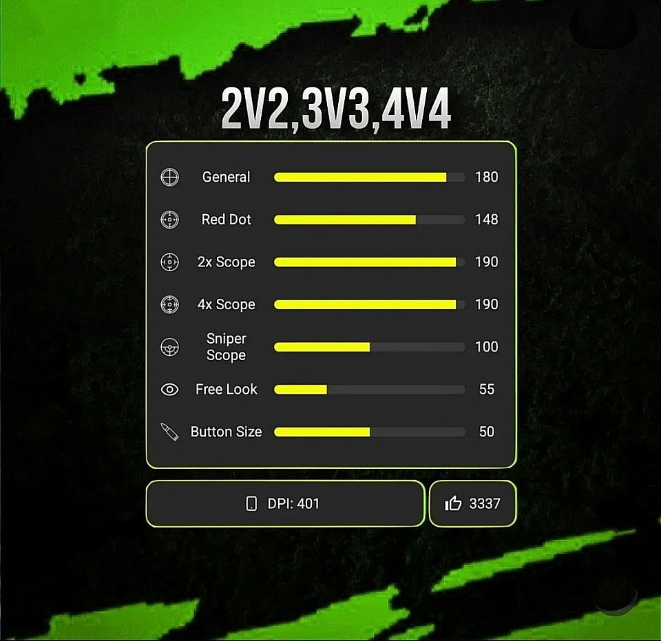 2 Vs 2, 3 Vs 3,4 Vs 4 Sensi For Mobile >>>